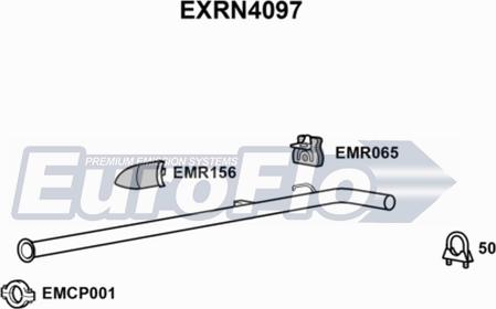 EuroFlo EXRN4097 - Izplūdes caurule ps1.lv