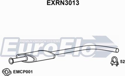 EuroFlo EXRN3013 - Vidējais izpl. gāzu trokšņa slāpētājs ps1.lv