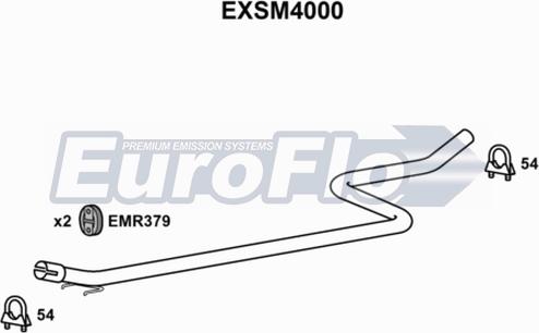 EuroFlo EXSM4000 - Izplūdes caurule ps1.lv