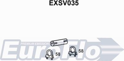 EuroFlo EXSV035 - Savienojošie elementi, Izplūdes gāzu sistēma ps1.lv