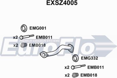 EuroFlo EXSZ4005 - Izplūdes caurule ps1.lv