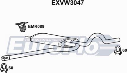 EuroFlo EXVW3047 - Vidējais izpl. gāzu trokšņa slāpētājs ps1.lv
