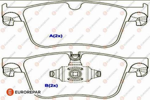 BETTAPARTS PLU4623 - Bremžu uzliku kompl., Disku bremzes ps1.lv