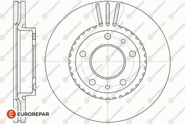 EUROREPAR 1642751680 - Bremžu diski ps1.lv