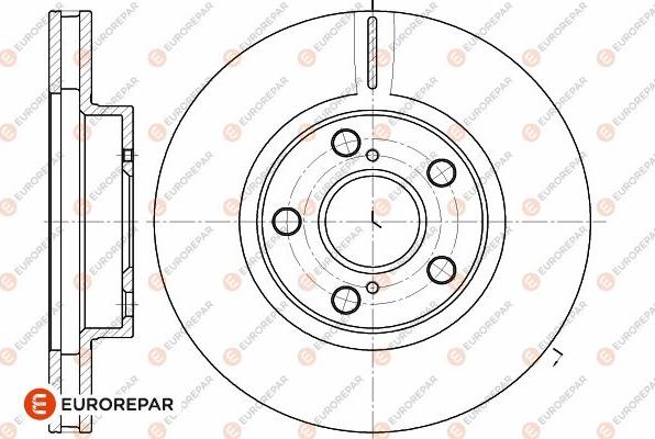 EUROREPAR 1642751880 - Bremžu diski ps1.lv