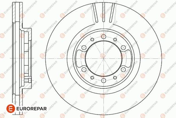 EUROREPAR 1642764180 - Bremžu diski ps1.lv