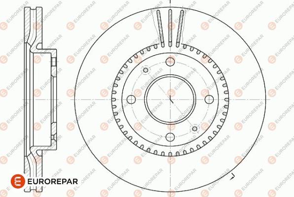 EUROREPAR 1642779180 - Bremžu diski ps1.lv