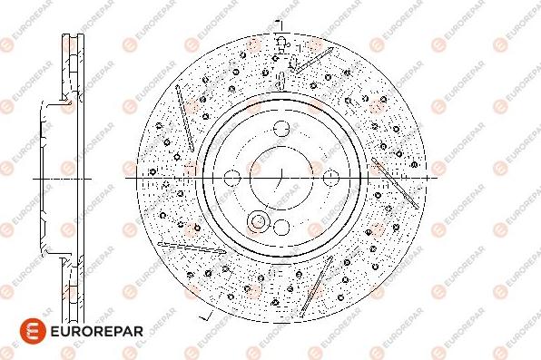 EUROREPAR 1667863380 - Bremžu diski ps1.lv