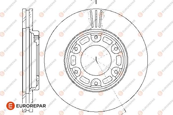 EUROREPAR 1667867480 - Bremžu diski ps1.lv