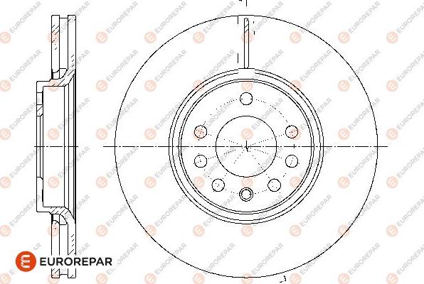 EUROREPAR 1667867280 - Bremžu diski ps1.lv