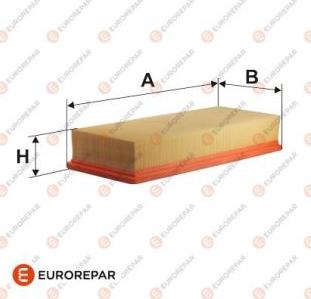 EUROREPAR 1616249280 - Gaisa filtrs ps1.lv