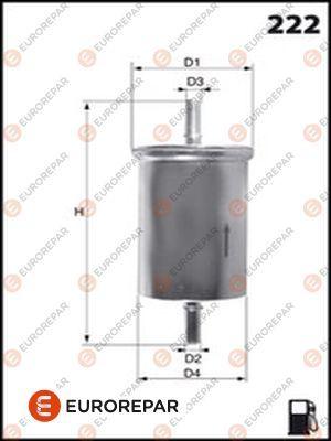 EUROREPAR E145094 - Degvielas filtrs ps1.lv