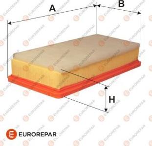 EUROREPAR E147259 - Gaisa filtrs ps1.lv