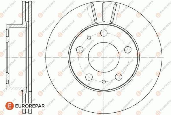 EUROREPAR 1618863880 - Bremžu diski ps1.lv