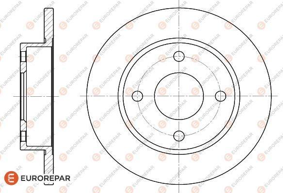 EUROREPAR 1618867480 - Bremžu diski ps1.lv