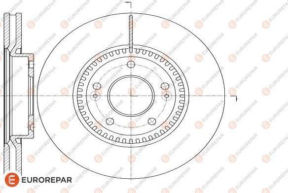 EUROREPAR 1618889980 - Bremžu diski ps1.lv