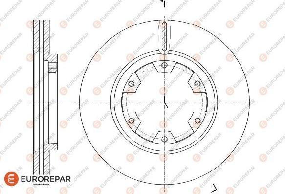 EUROREPAR 1618884480 - Bremžu diski ps1.lv