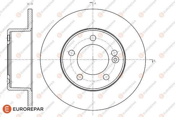 EUROREPAR 1618885980 - Bremžu diski ps1.lv