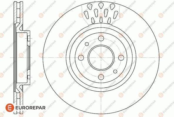 EUROREPAR 1618881680 - Bremžu diski ps1.lv