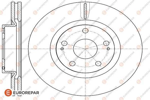 EUROREPAR 1618887580 - Bremžu diski ps1.lv