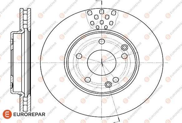 EUROREPAR 1618879180 - Bremžu diski ps1.lv