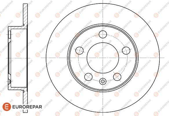 EUROREPAR 1618874180 - Bremžu diski ps1.lv