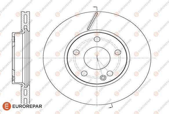 EUROREPAR 1618870380 - Bremžu diski ps1.lv