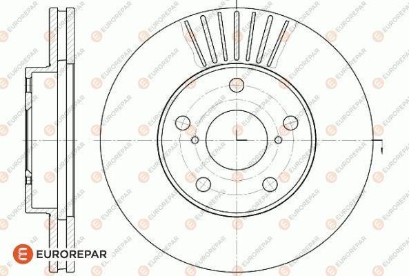 EUROREPAR 1618871880 - Bremžu diski ps1.lv