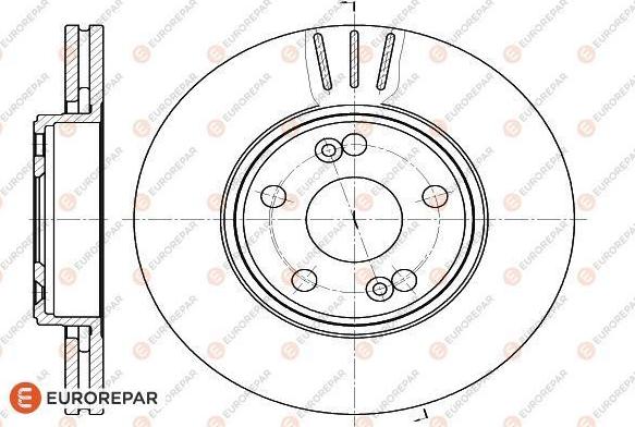 EUROREPAR 1618878080 - Bremžu diski ps1.lv