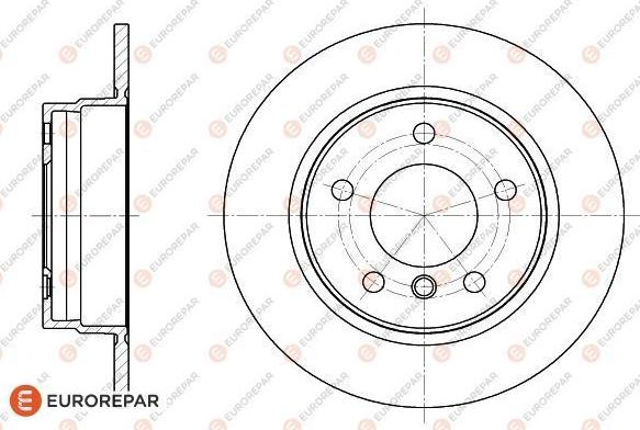 EUROREPAR 1618877480 - Bremžu diski ps1.lv