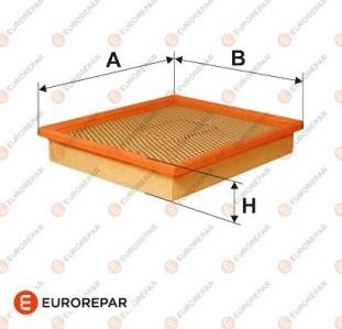 EUROREPAR E147139 - Gaisa filtrs ps1.lv