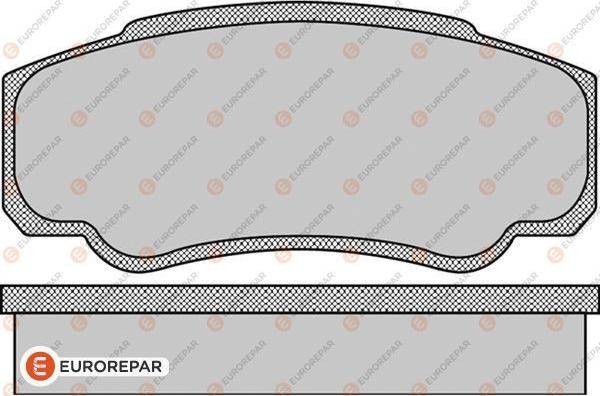 EUROREPAR 1617281780 - Bremžu uzliku kompl., Disku bremzes ps1.lv