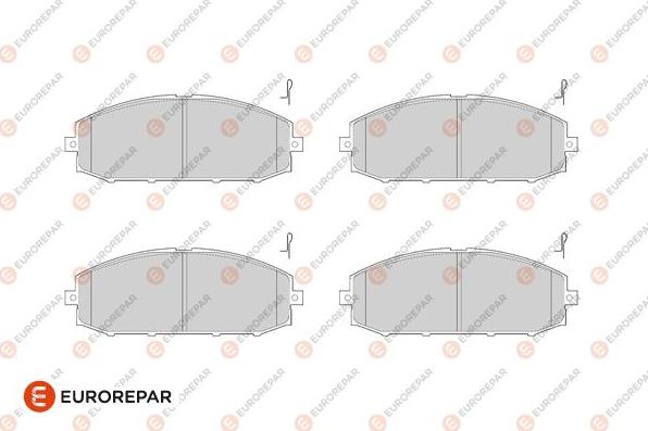 EUROREPAR 1686268080 - Bremžu uzliku kompl., Disku bremzes ps1.lv