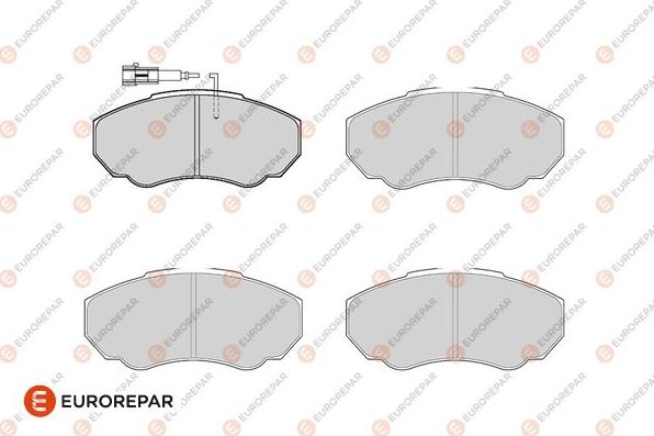 EUROREPAR 1686277480 - Bremžu uzliku kompl., Disku bremzes ps1.lv