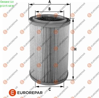 EUROREPAR 1680349880 - Gaisa filtrs ps1.lv