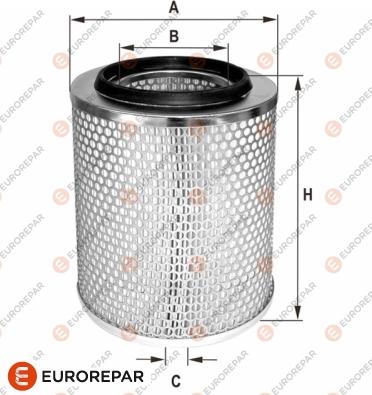 EUROREPAR 1680340380 - Gaisa filtrs ps1.lv