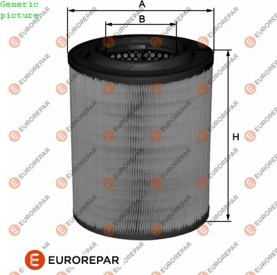 EUROREPAR 1680335580 - Gaisa filtrs ps1.lv