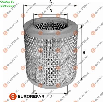 EUROREPAR 1680333380 - Gaisa filtrs ps1.lv