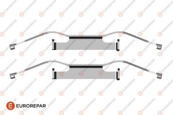 EUROREPAR 1682480880 - Piederumu komplekts, Disku bremžu uzlikas ps1.lv