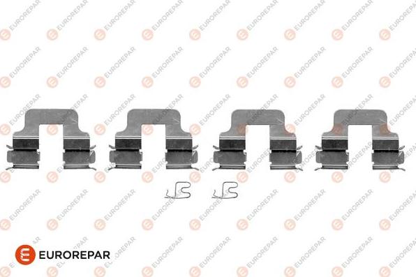 EUROREPAR 1682487780 - Piederumu komplekts, Disku bremžu uzlikas ps1.lv