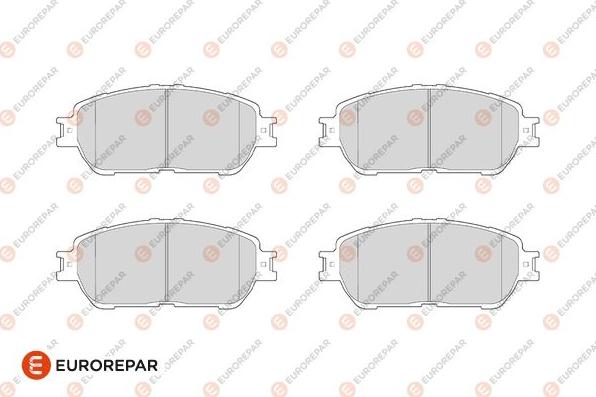 EUROREPAR 1682315080 - Bremžu uzliku kompl., Disku bremzes ps1.lv