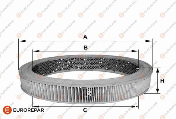 EUROREPAR 1682267880 - Gaisa filtrs ps1.lv