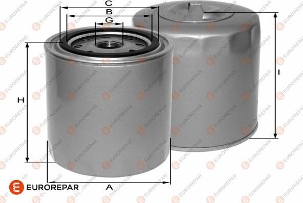 EUROREPAR 1682289480 - Eļļas filtrs ps1.lv