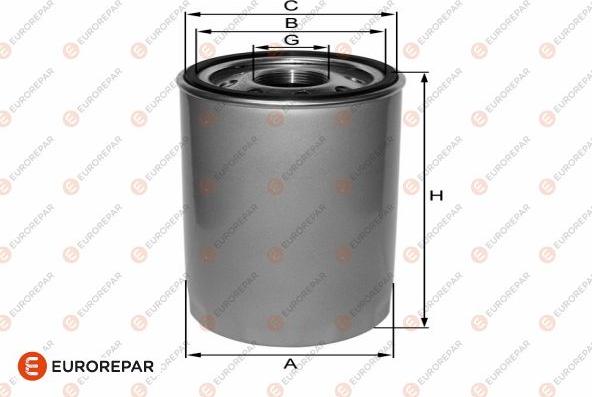 EUROREPAR 1682280380 - Eļļas filtrs ps1.lv