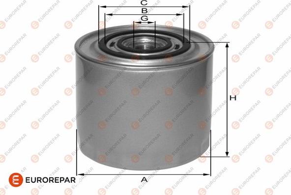 EUROREPAR 1682282080 - Eļļas filtrs ps1.lv