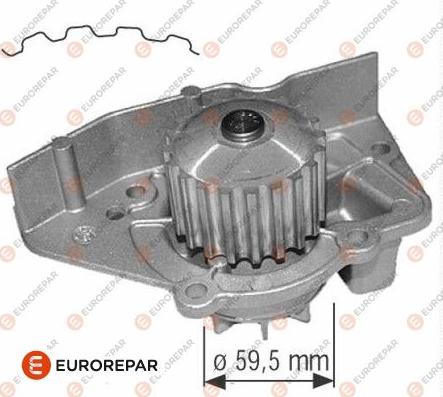 EUROREPAR 1637172280 - Ūdenssūknis ps1.lv