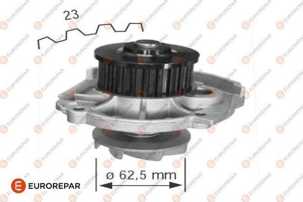 EUROREPAR 1623099580 - Ūdenssūknis ps1.lv