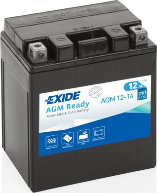 Exide AGM12-14 - Startera akumulatoru baterija ps1.lv