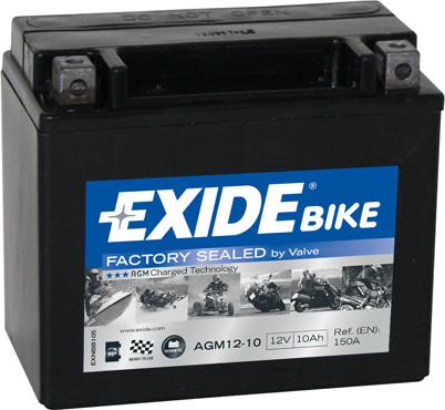 Exide AGM12-10 - Startera akumulatoru baterija ps1.lv