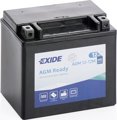 Exide AGM12-12M - Startera akumulatoru baterija ps1.lv